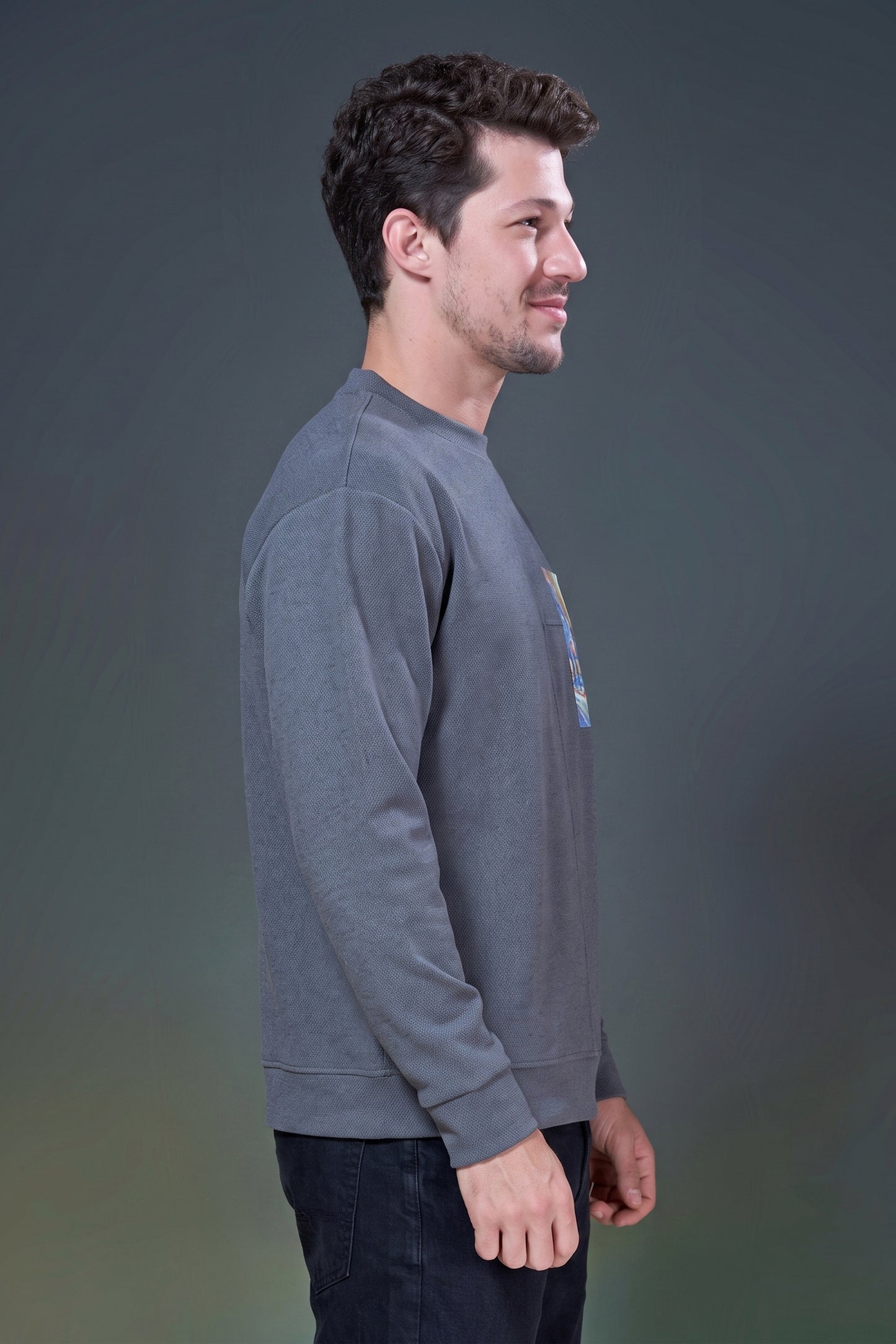 Grey - Abstract Sweatshirt