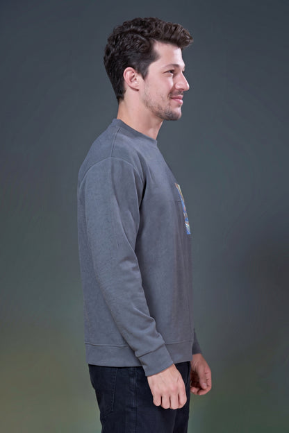 Grey - Abstract Sweatshirt