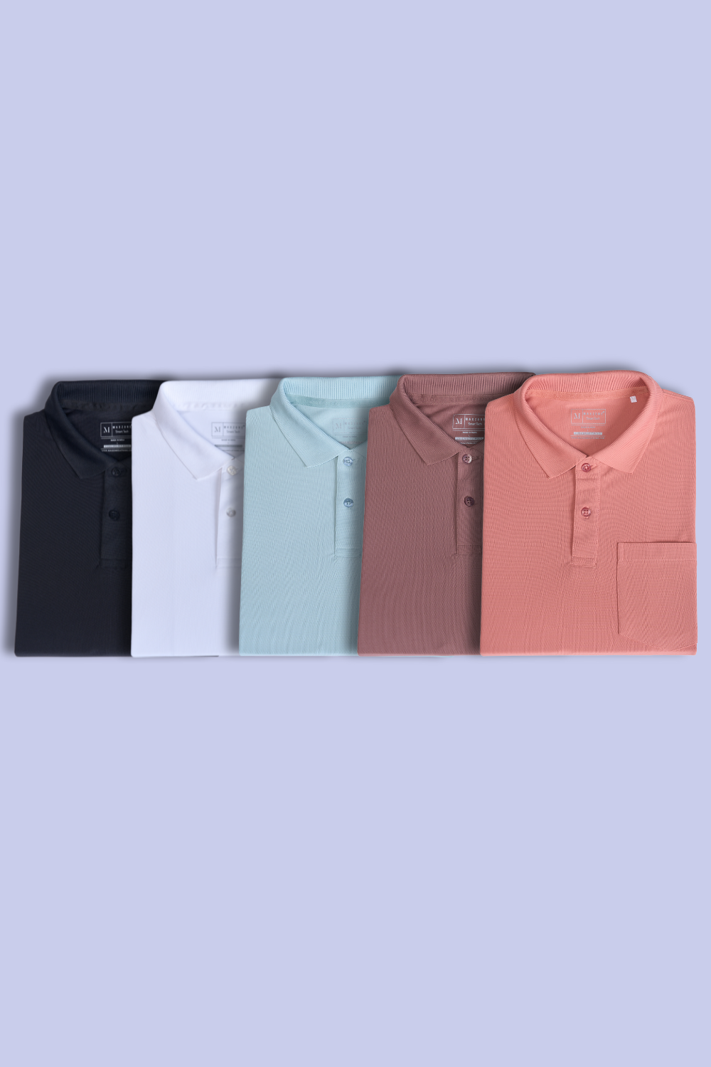 Neutral Pocket + Polo Combo T-shirts Maxzone Clothing M  