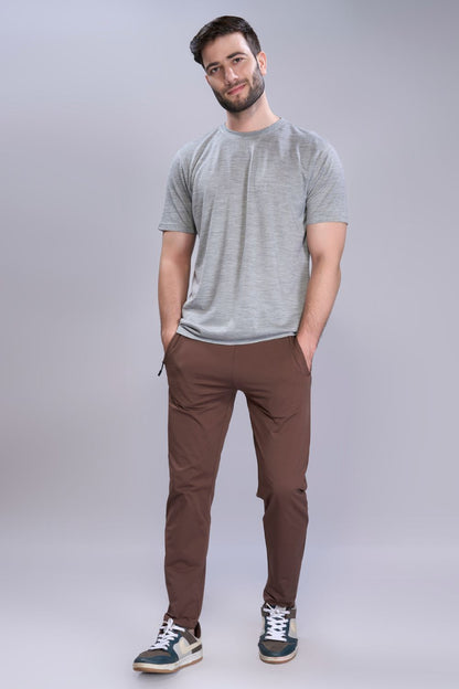 Motion Leather Brown 365 Track Pant