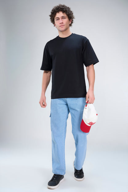 Black - 24*7 Oversize T-shirt