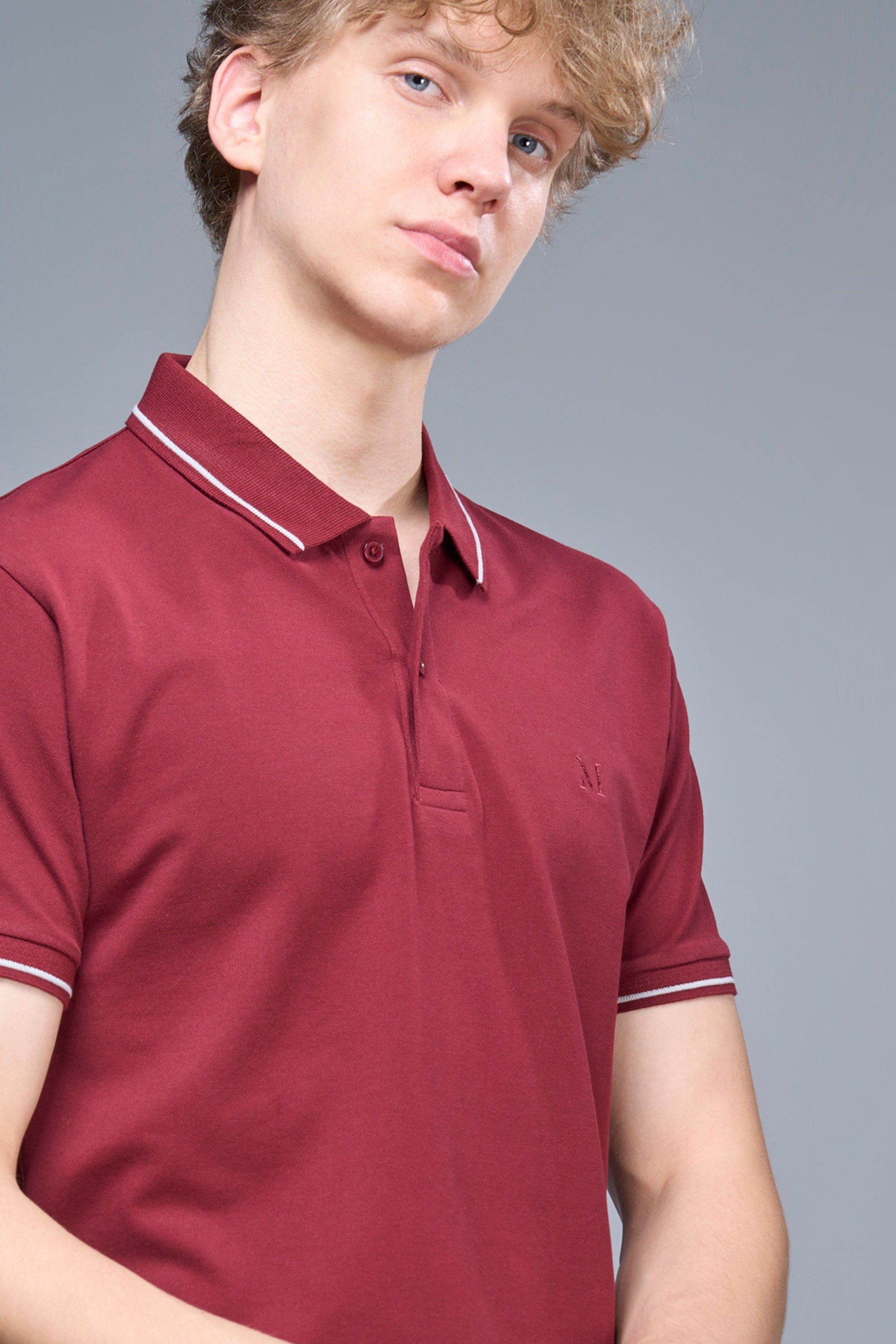 Identity Polo 2.0 - Maroon  Maxzone Clothing   