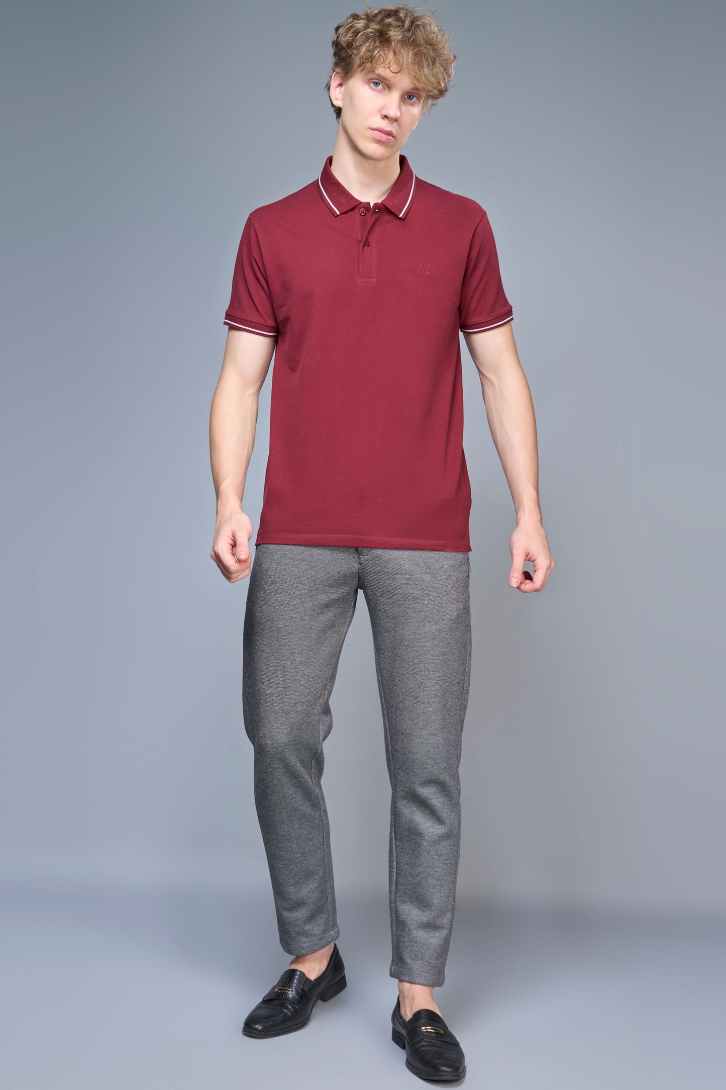 Identity Polo 2.0 - Maroon  Maxzone Clothing   