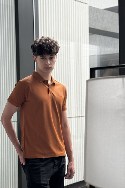 Smart tech polo - Caramel Polo T-SHIRT Maxzone Clothing 38/M  