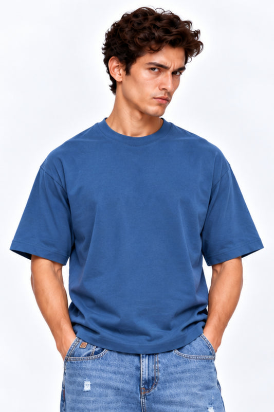 Dark Blue - 24*7 Oversize T-shirt