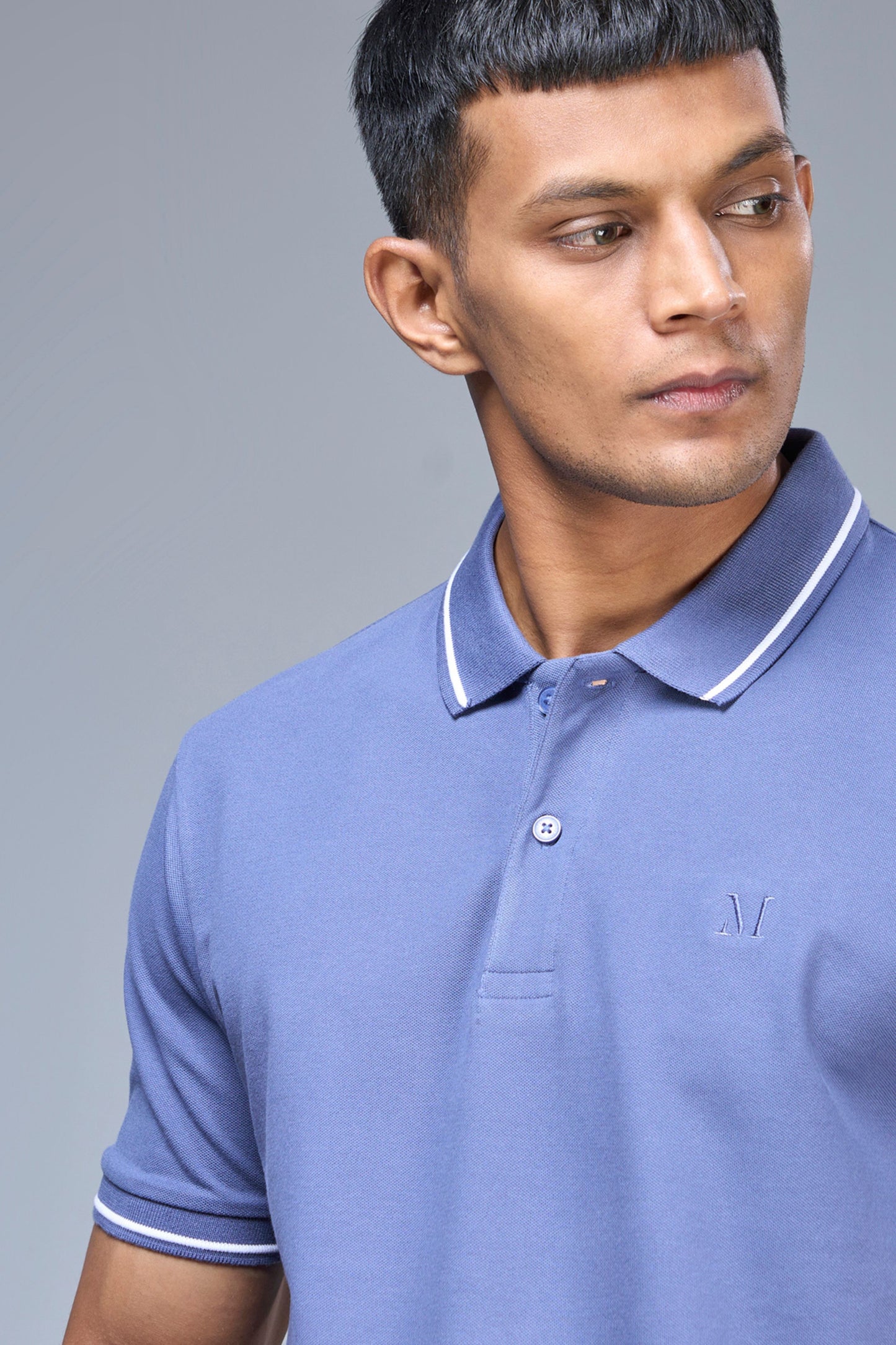 Identity Polo 2.0 - M. Blue Polo T-SHIRT Maxzone Clothing M  