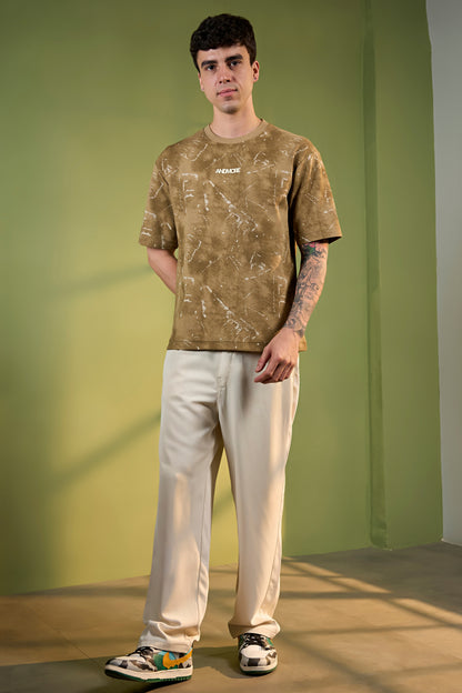 Sand Stone - Aop Core Oversize T-shirt