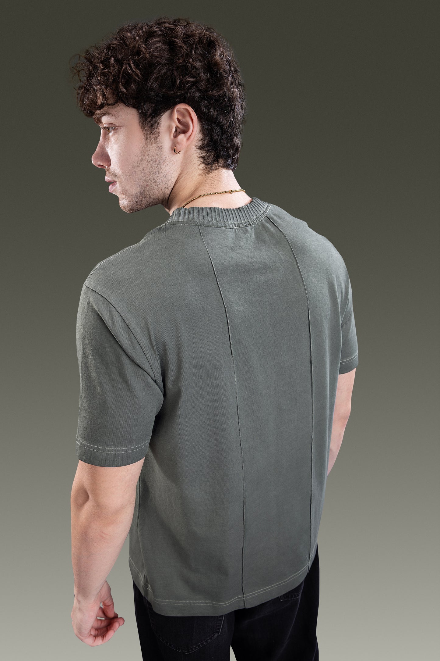 Graphite Grey - Retro Oversize T-shirt