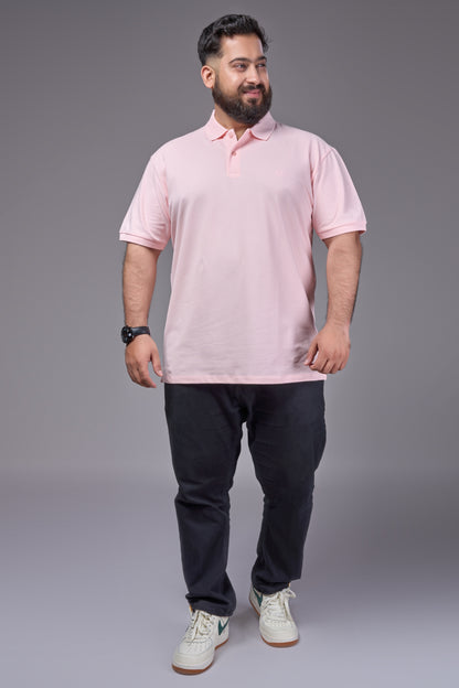 Flamingo - Cotton Pique Polo Plus Size