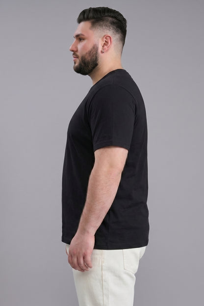 Black Cotton IQ Basics Plus Size