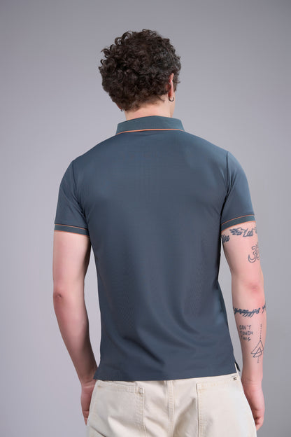 Dusty Green - Stitchless Zipper Polo