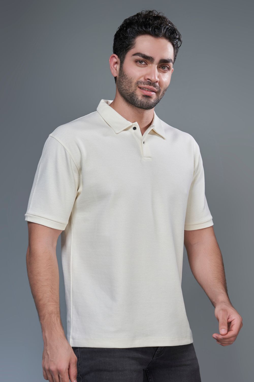 Crafted Polo - Powder White  Maxzone Clothing M  