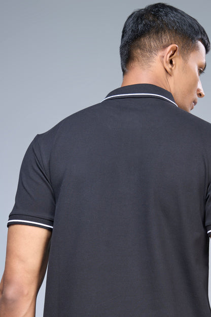 Identity Polo 2.0 - Black  Maxzone Clothing   