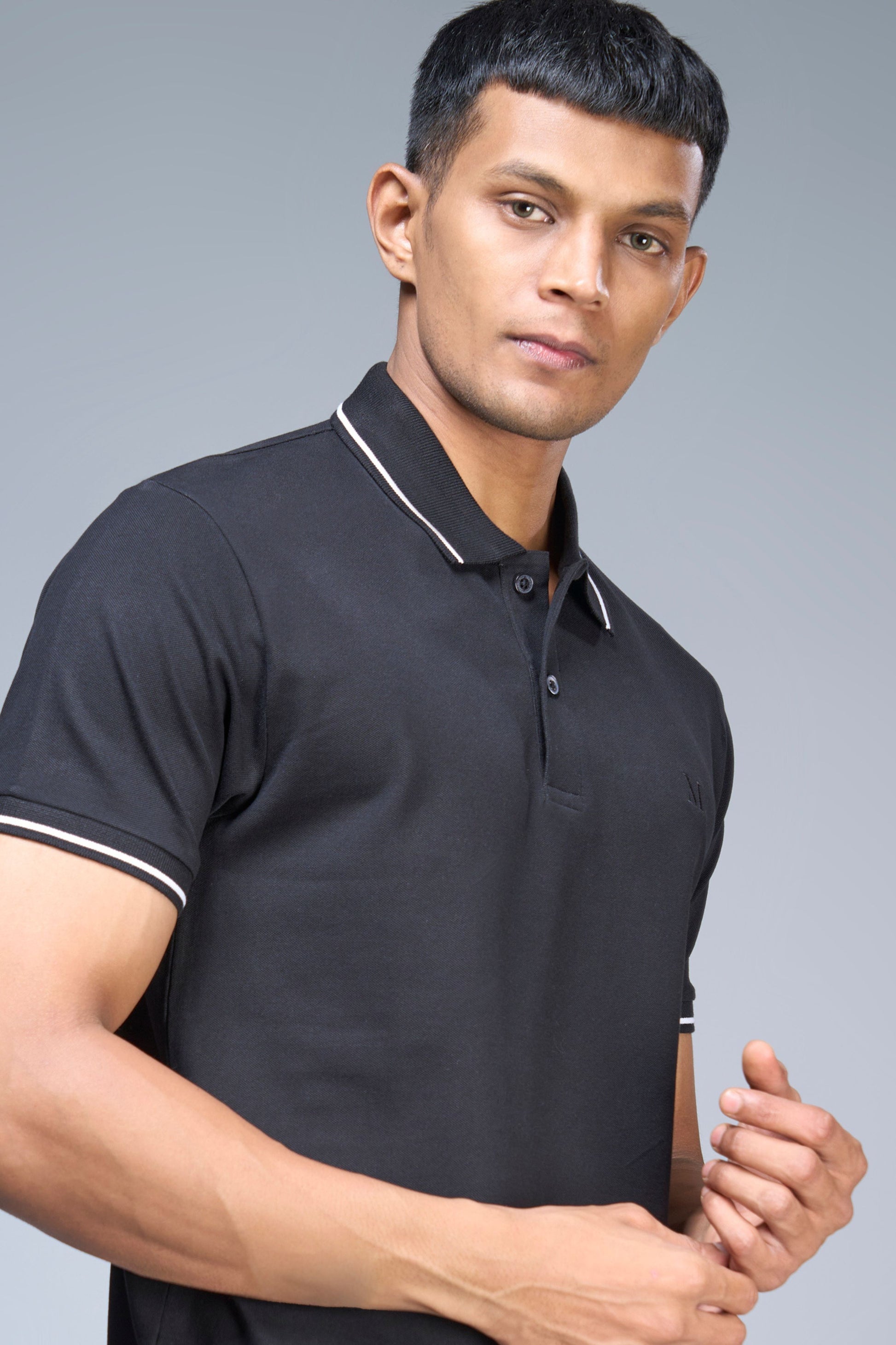 Identity Polo 2.0 - Black  Maxzone Clothing   