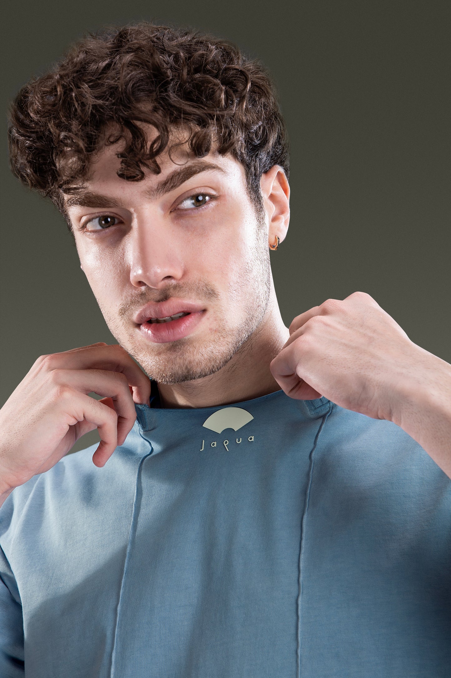 Aqua Teal - Retro Oversize T-shirt