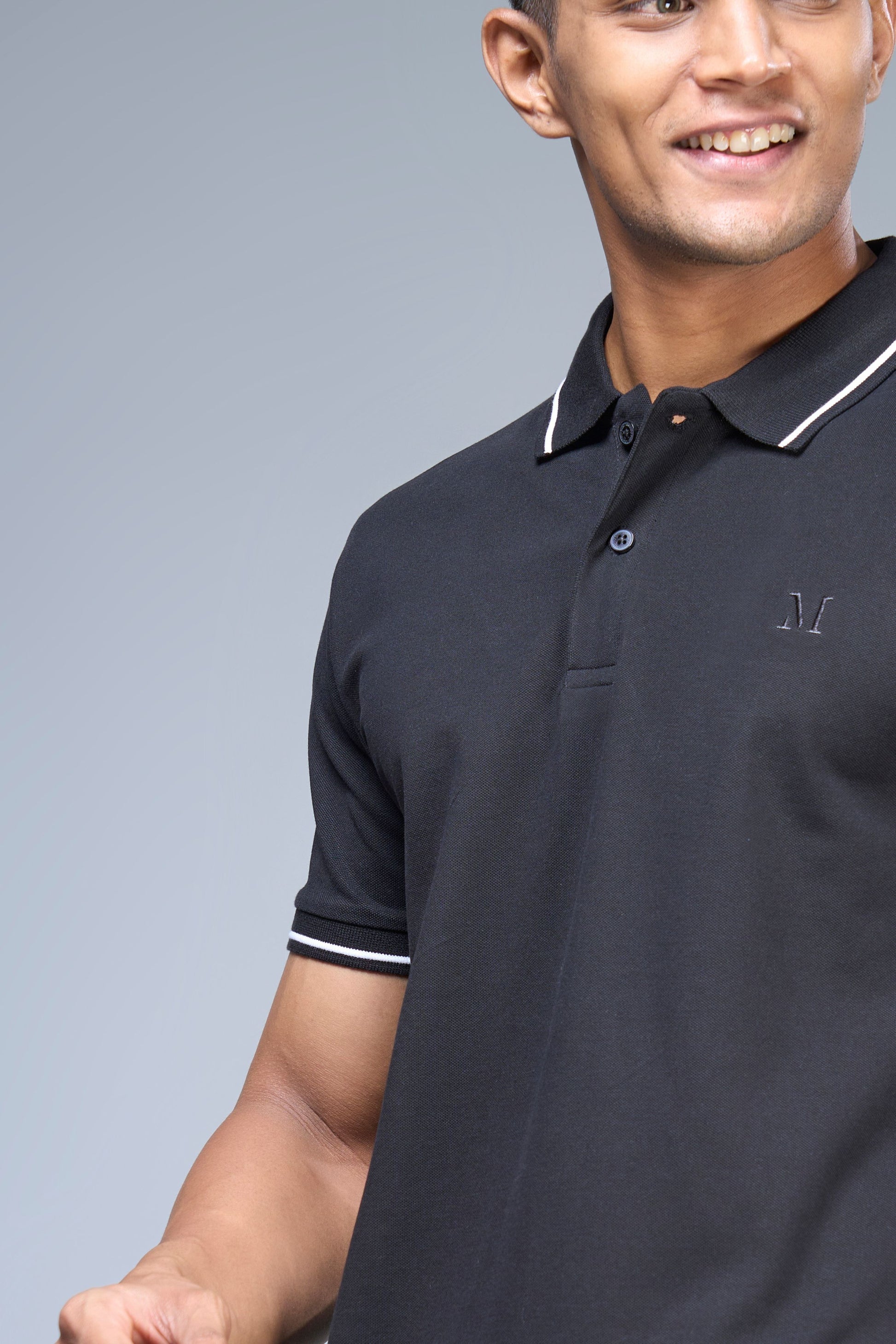 Identity Polo 2.0 - Black  Maxzone Clothing   