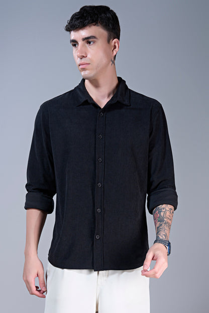 Black - Corduroy Shirt