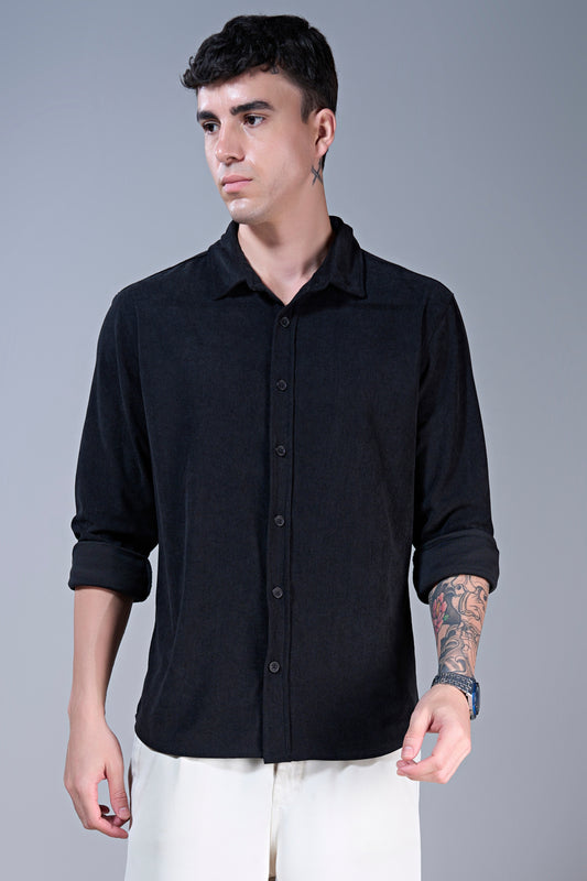 Black - Corduroy Shirt