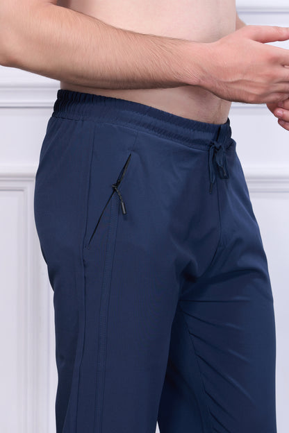 Drawstring Teal Navy 365 Track Pant
