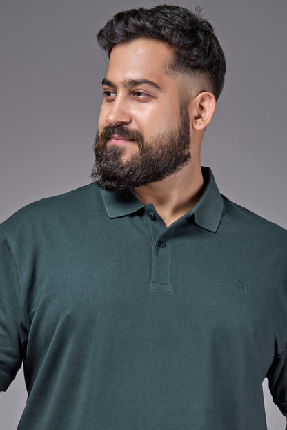 June Green - Cotton Pique Polo Polo Size