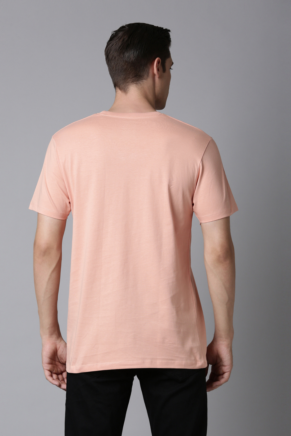 Light orange - Solid t-shirt T-SHIRT Maxzone Clothing   