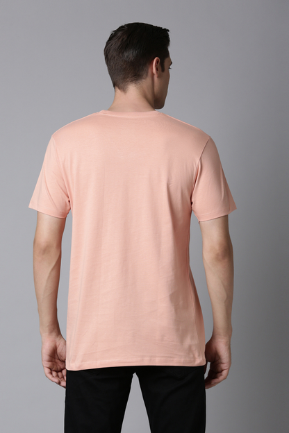 Light orange Cotton IQ Basics T-SHIRT Maxzone Clothing