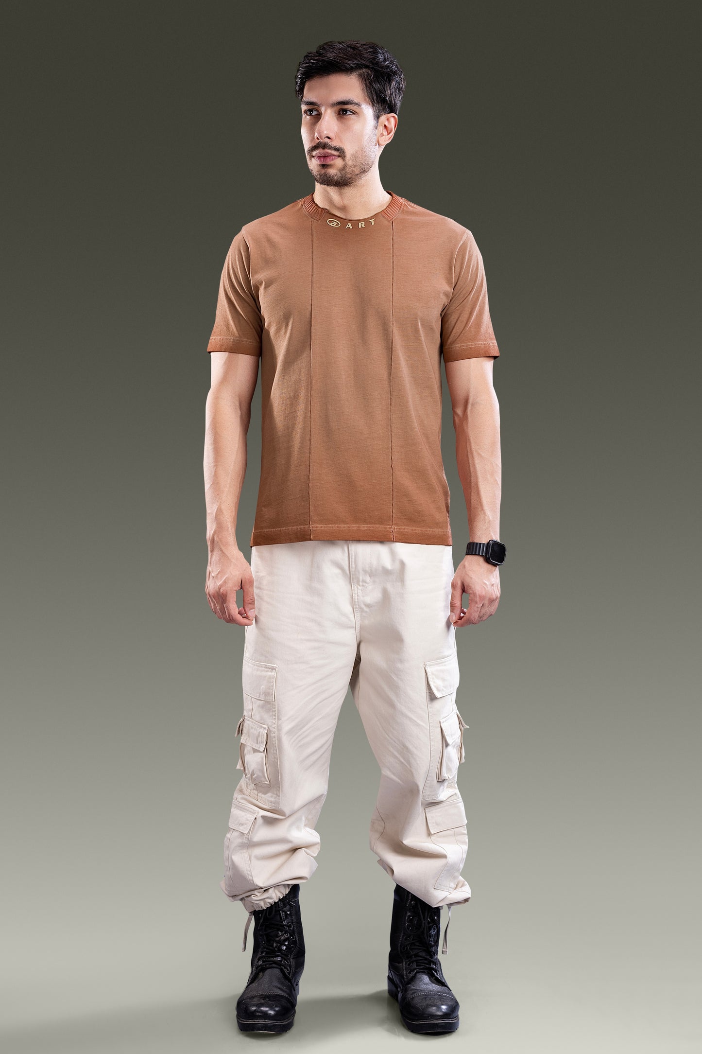 Rosewood Mist - Retro Oversize T-shirt