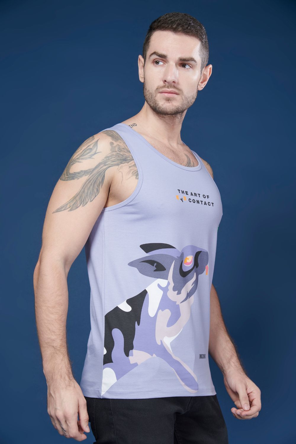 Sleeveless Printed Tank Tees – Cosmic Sky Sleeveless tank tees Maxzone Clothing   