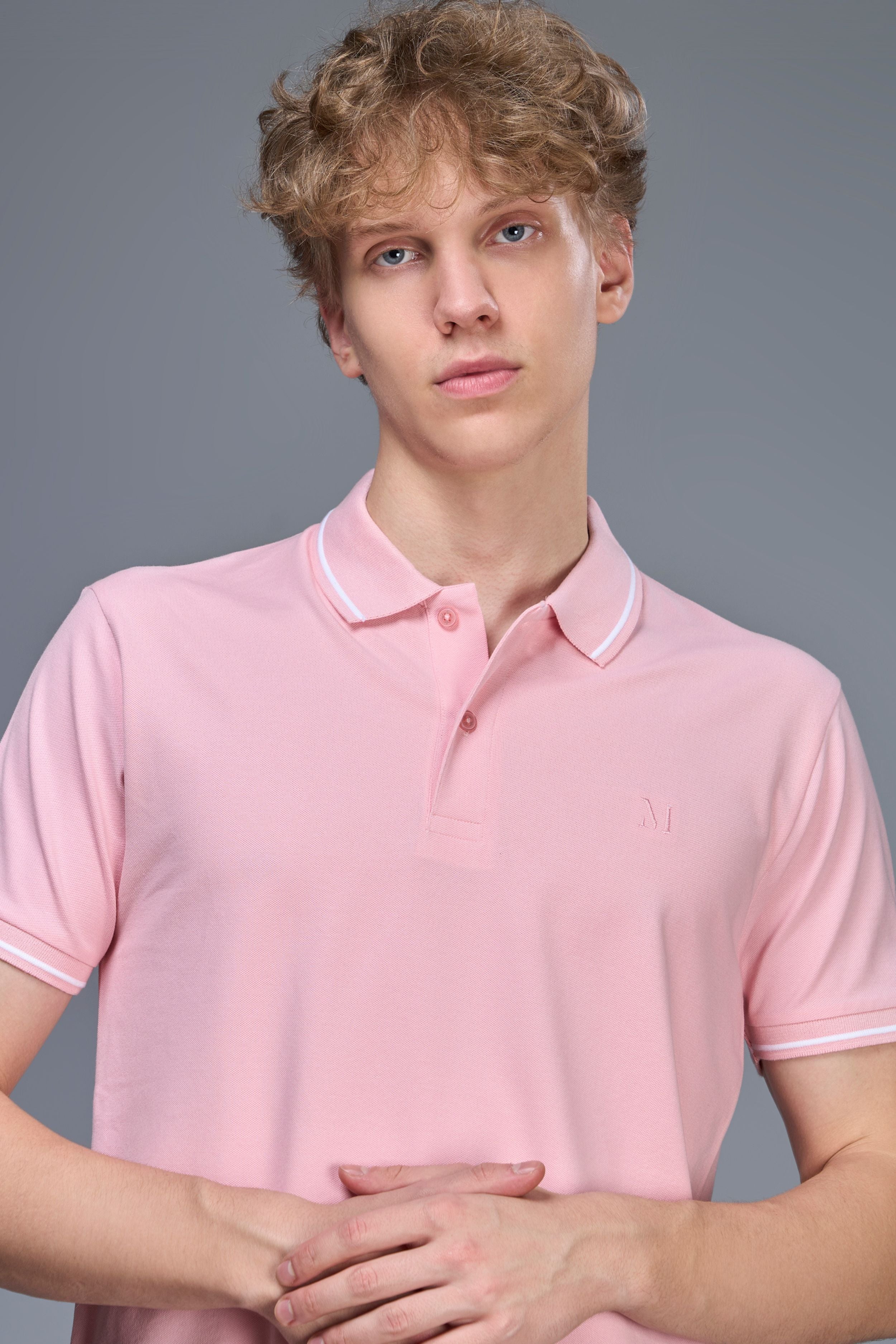 Pink flamingo polo shirt hotsell