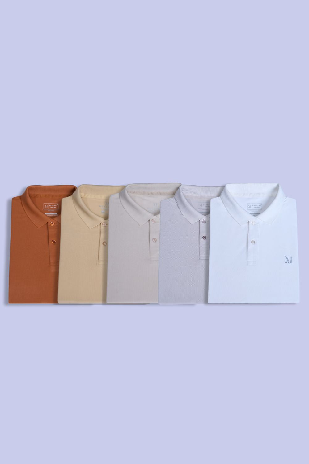 Browns Polos Pack Of 5  Maxzone Clothing M  