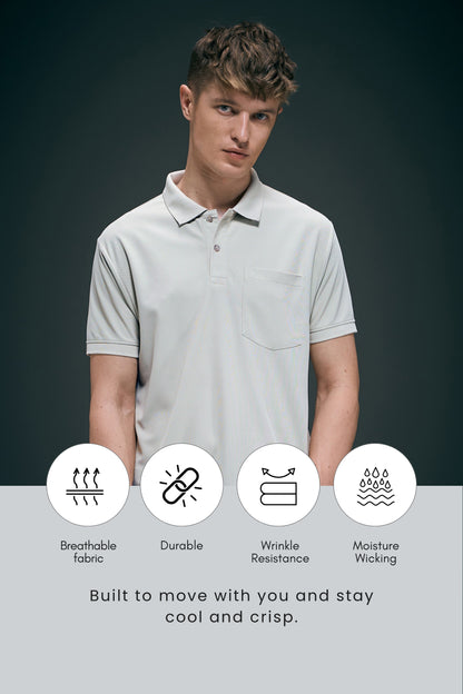 Grey Smart Tech Pocket + Polo