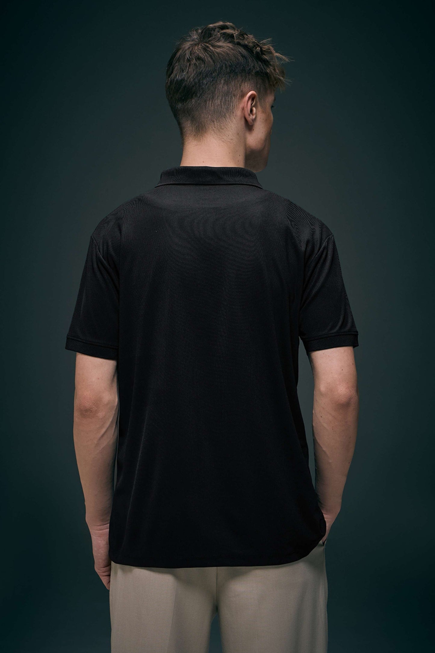 Smart Tech Polo - Black Plus Size