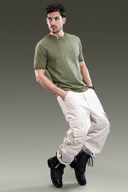 Urban Olive - Retro Oversize T-shirt