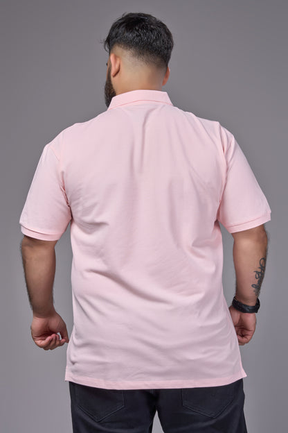 Flamingo - Cotton Pique Polo Plus Size