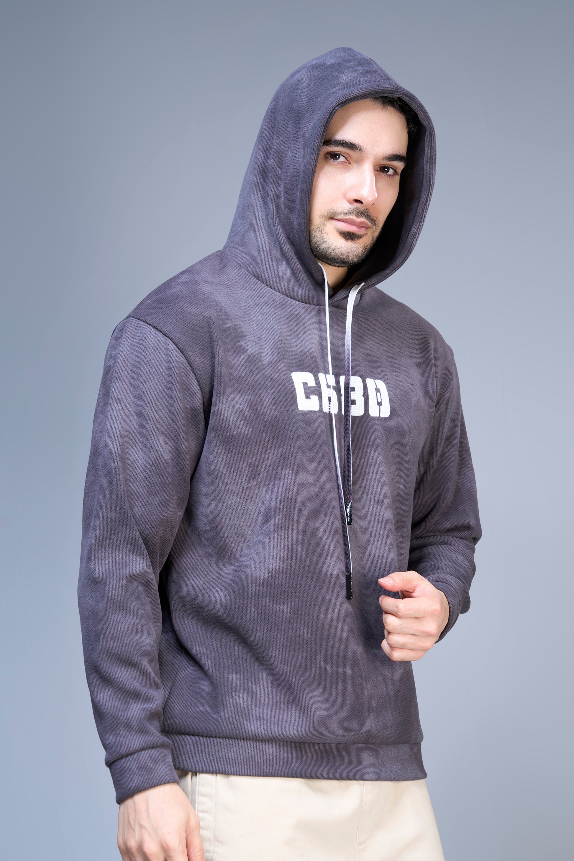 Dark Grey - Smoky Hoodie Maxzone Clothing