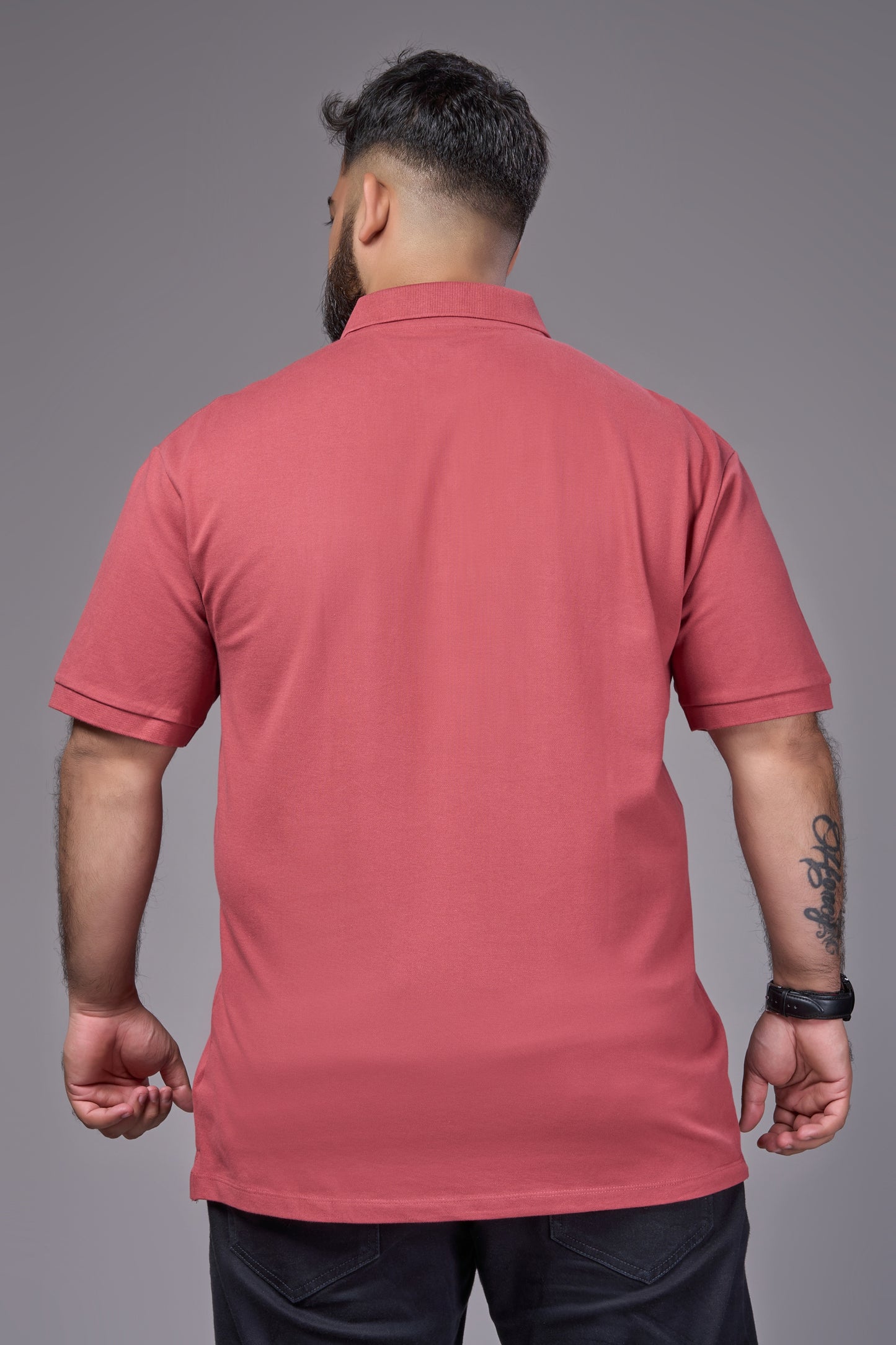 Easta Rose - Cotton Pique Polo Plus Size