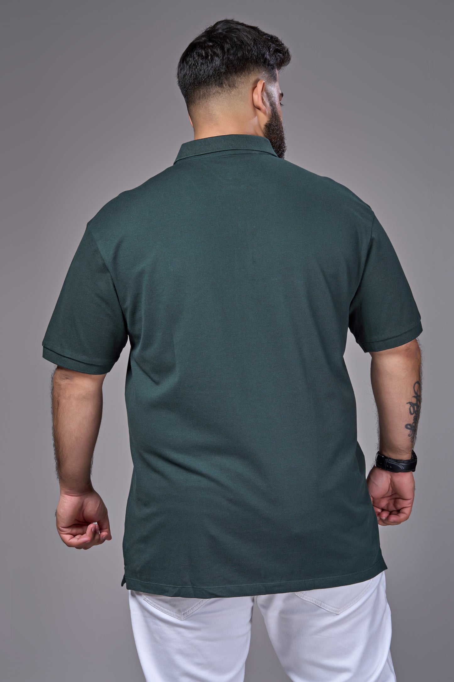 June Green - Cotton Pique Polo Polo Size
