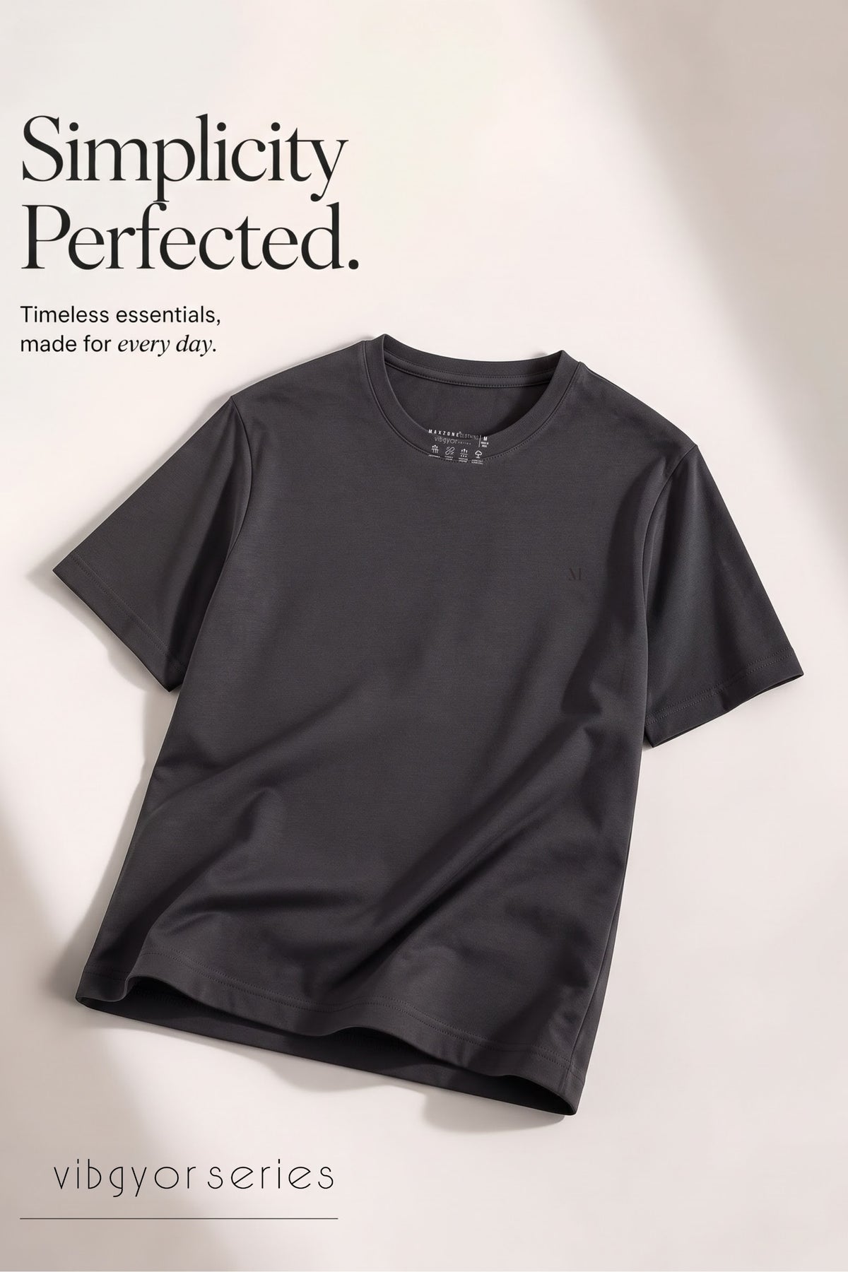 vibgyor solid t-shirt pack of 36