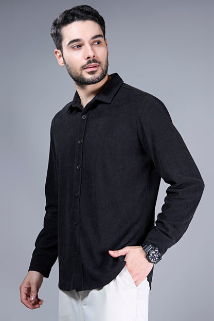 Black - Corduroy Shirt
