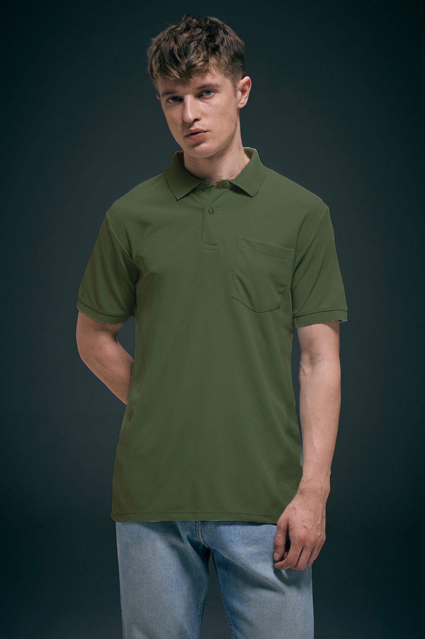 Olive - Smart Tech Pocket Polo
