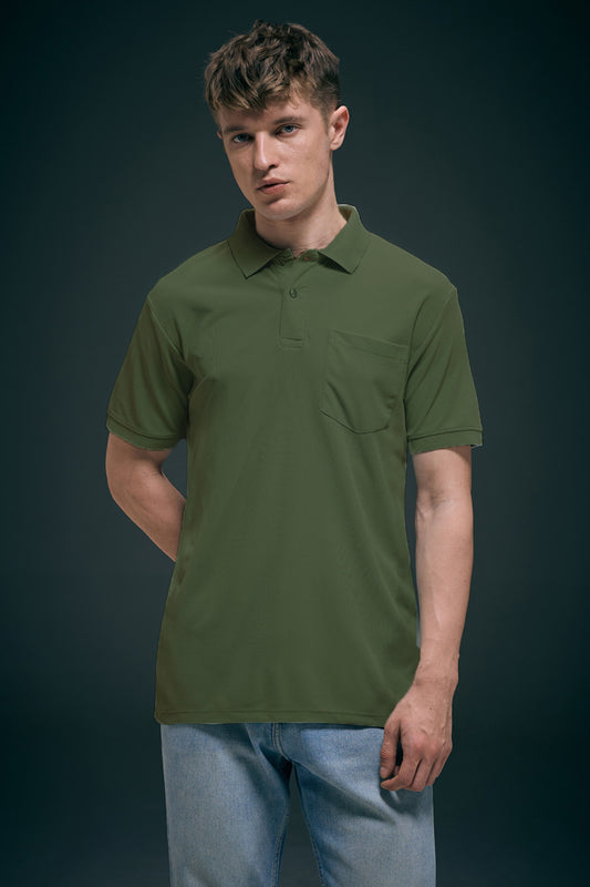 Olive - Smart Tech Pocket Polo