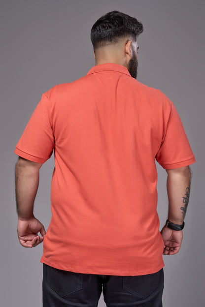 Carrot - Cotton Pique Polo Plus Size