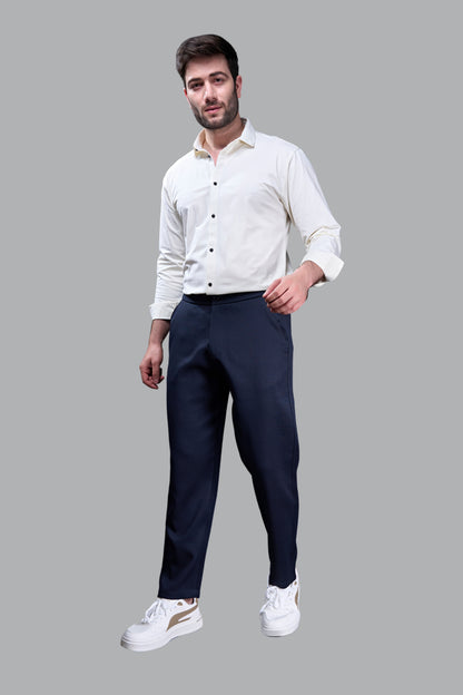 Dark Navy - Linear Track Pant