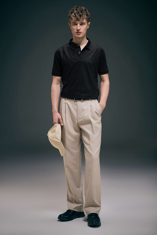 Smart Tech Polo - Black Plus Size