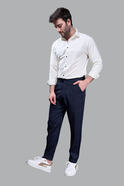 Dark Navy - Linear Track Pant