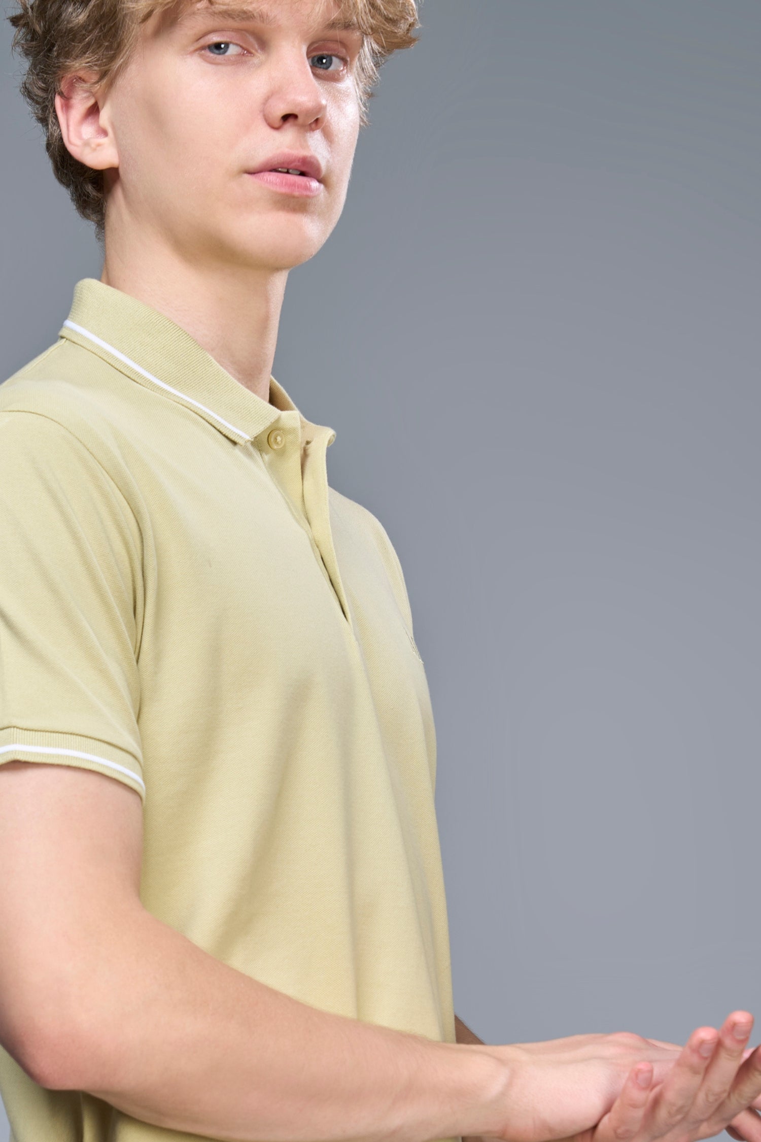 Identity Polo 2.0 - Sage Green  Maxzone Clothing   