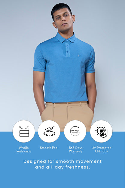 Sky Blue Duracool Polo