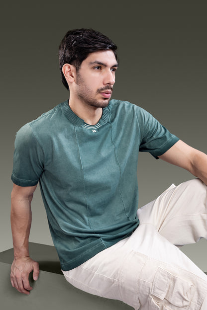 Pine Forest - Retro Oversize T-shirt