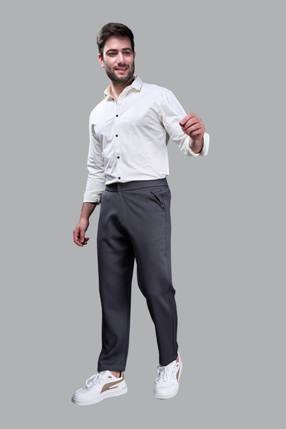 Charcoal - Linear Track Pant