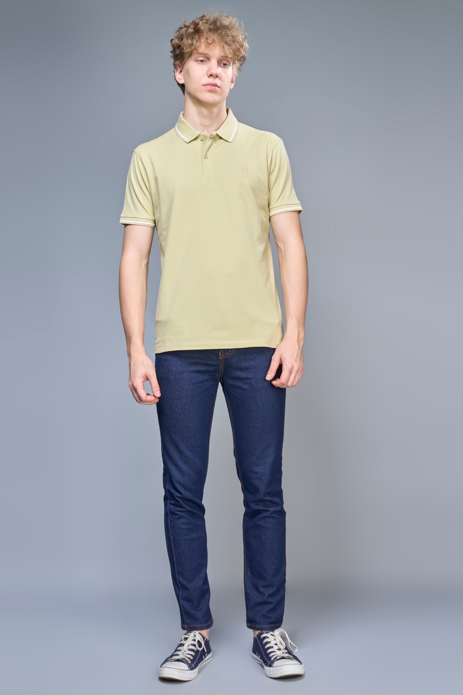 Identity Polo 2.0 - Sage Green  Maxzone Clothing   